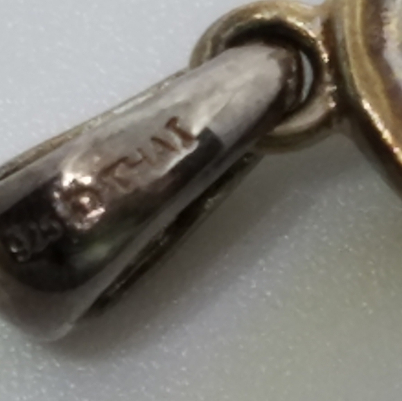 Vintage Silver/Ruby Cross - Picture 3 of 3